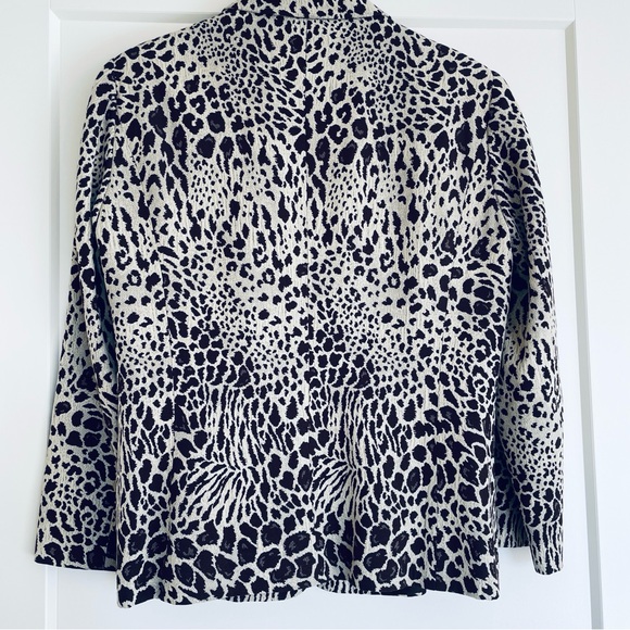 PARIS Boutique Leopard Print Blazer size US 10 EU 44 - Picture 2 of 7